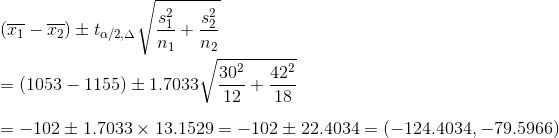+ (11-12) Eta/2.01 V ni 302 422 = (1053 – 1155) +1.703317 +10 = -102 +1.7033 x 13.1529 = -102 – 22.4034= (-124.4034, -79.5966