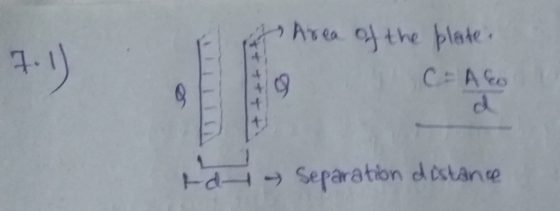 Area althe plate -) 4-1 CACO dP TPTL Separation d tstane