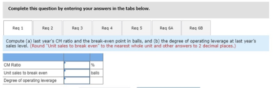 Complete this question by entering your answers in the tabs below. Req 1 Reg 2 Reg 3 Reg 4 Reg 5 Reg 6A Reg 6B Compute (a) la