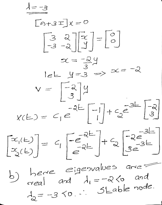 d=-3 -O [A+31]x = 3 a -2 2 1-13) = -3 A= -24 3 let y=3 = -2 V = 3 2 X(E-) = Get [11]+sé - Pocit) [SCE), 13] = 4 -QE7 -at + -2