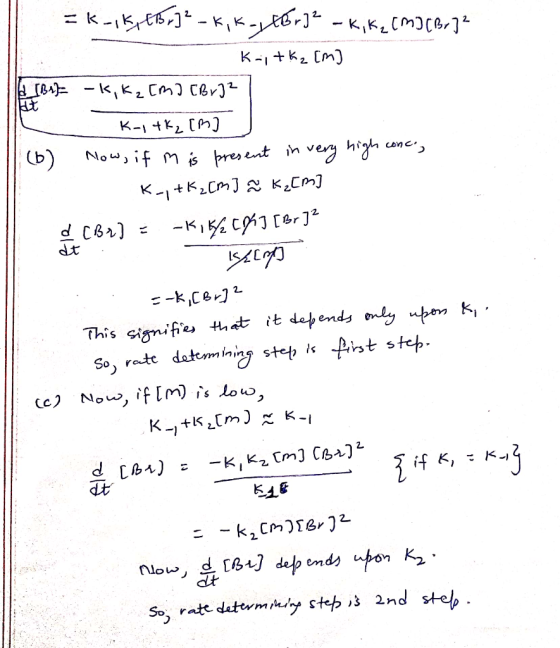 =k_ik, Ebr]? - K,Ka, Br J² - K, K₂ [m] [Br]² KitK₂ [m] H Bit -K, Kz [m] [Br]² K-1 tk 2 [m] (b) now, if m is present in very h
