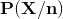 P(X/n)