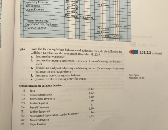 (A) 200 00 Advertising Expense Rent Expense Salaries Expense 69 30 000 800000 850 000 160 00 00 136 A 0 0 00 136 40 000 Train