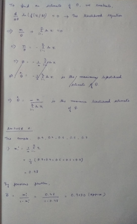 eraluate, To find an estimate we equation kkelihood → The 2s the/ masimumg dikolihord (antimate A0. =-> likelihood estimate t