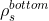 \rho _{s}^{bottom}