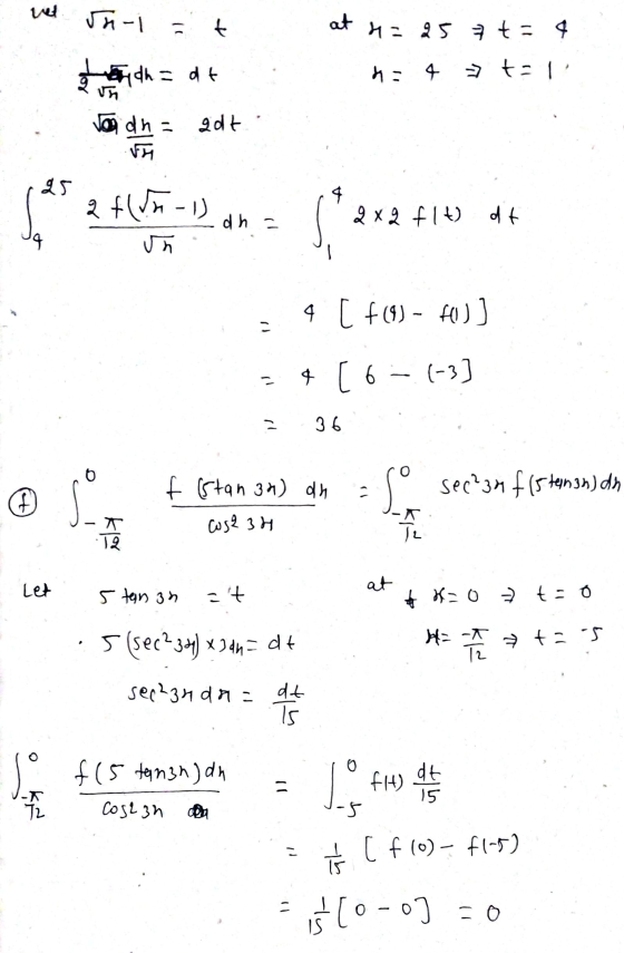 없 at ) t 그&S t= 4 th= dt h: 4 3 t = 1; von dn = adt VA 잇5 4 f5-1) dh - 2×2 f10 이 ㅏ 4 4 [ f G) - 001 2 - 4 [ 6 -->] 36 b ④ se