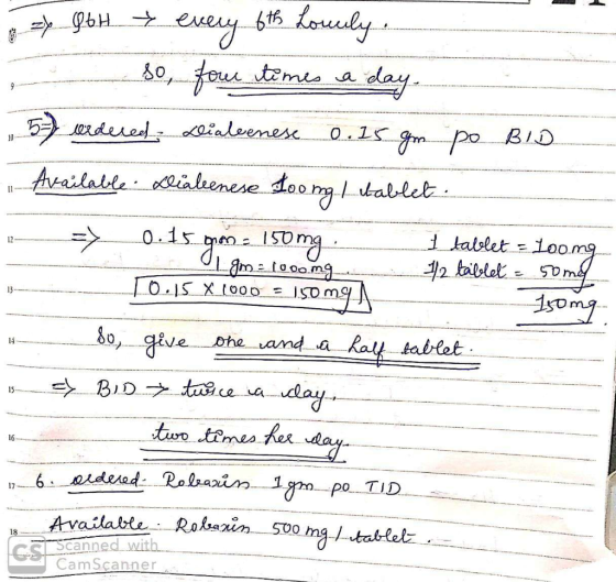 gay gbH → every 6th Lovely. e so four times a day. 5) wordeced; Liabeenese 0.15 gm po BID Available. Llibeenese toong! wablet