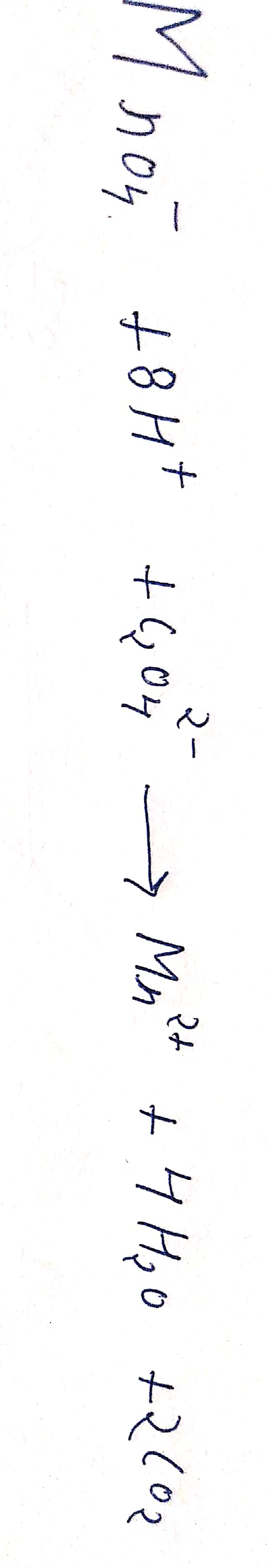 Мло, +8н* + ой - м,* + 4H,0 +4°