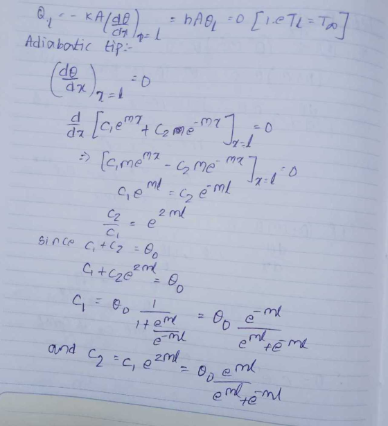 Oy - KA/2) = HAO 0 [LETL= To] Adiabatic tip- (do an 12 = 1 d da [ciem? t came => [c, mema ame It Came me My x 2 - 1 çen me C2