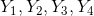 Y1, 42, 43, 44