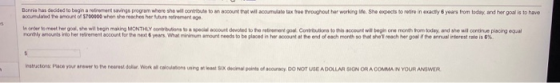 Bonnie has decided to begin a retirement savings program where she will contribute to an account that wil accumulate tax tree