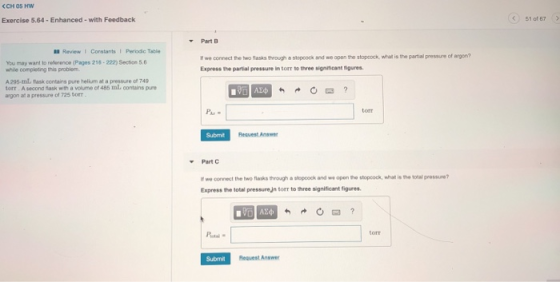 Exercise 5.64-Enhanced- with Feedback 51 of 67> Part B Review Corstants Perdc Tatie It we connect the two fasks through a sto