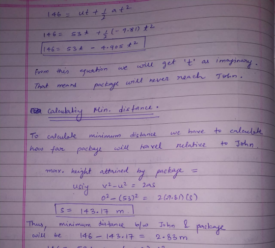 2 2. this That mean To caleulade miniem distance we have to enlerlede how-far-pacey bap wi kaxel relahre to Jehn mox. heuht attained ha-meka minimumdtaneo Tohn aill be 146-14 3,17 2.8るm =