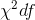 \chi^2df