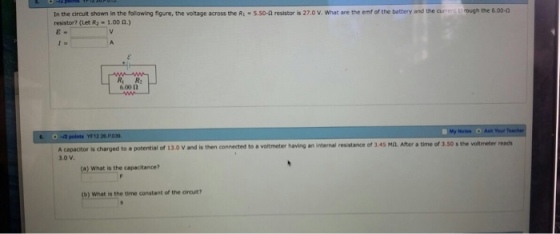 In the circuit shown in the following figure, the