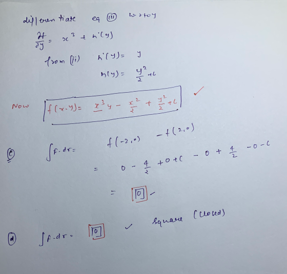 dist von tiate ea in Wirtoy e - ? t n lys from (ii) n(y)= y nly) = y el y2 Now TC f(-2,0) – +(2,0) (t.dr. 6 -o-1 – oth = 0 –