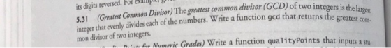 visor (GCD) of two integers is the largest nacd that returns the greatest com- its digits reversed. For example, 5.31 (Greate