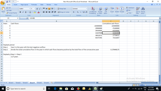 New Microsoft Office Excel Worksheet Microsoft Excel Formulas Data Home Insert Page Layout Review View Cut Σ AutoSum - A A Wr