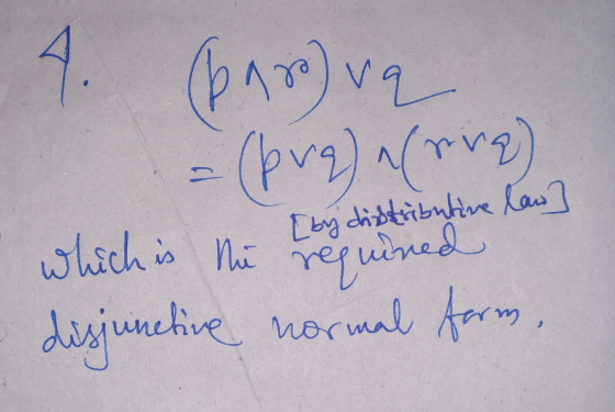4. (pAr) which is n Ly ditibe Ka desjunehive hormal