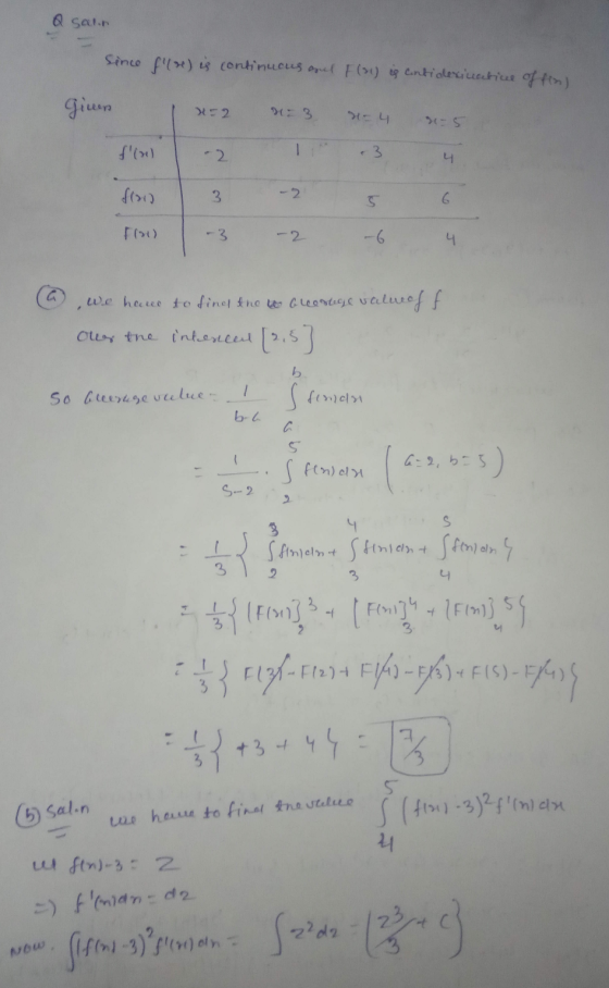 Q Searn since flt) is continuous and F(31) is conticlericative of fin) N2 H = 3 4 ne-5 3 니 f) 3 5 6 From -3 4 we have to find