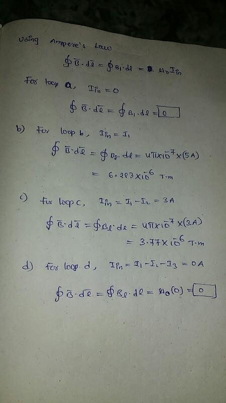 using Awperes Iuo b) Fur loop b 6