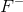 F^-