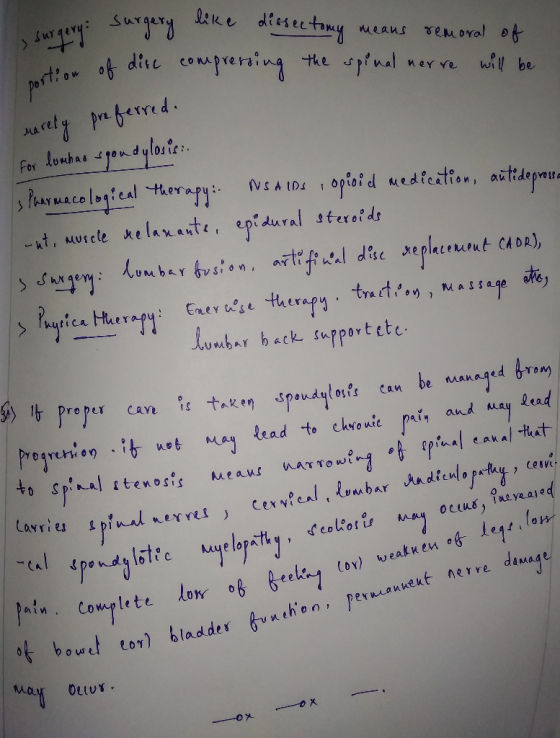 surgery & surgery: ery: surgery like dissectomy means removal of ution of dire compressing the spinal nerve will be rarely pr