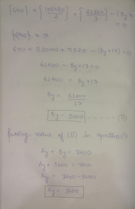 {640 } 106080 { $2560} - (By {6408x5 640 + 53040 +7520 - (By x17) = 61200 By x 1750 6) 200 - By x17 By = 61200 17 | By = 3600