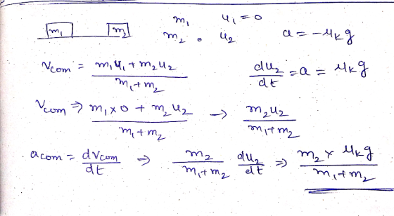 C m du a dt mtm2 mixo + mu Vom 2 du acomdVcom वt el t শन , mt mz