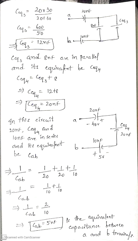 Cg 20x30 conf ceq 3 50 Ceq s = 600 leq - 12 MF for I balone ceqs and snf are in parallel and its equivalent be cequ Ceque =
