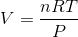 nRT V =