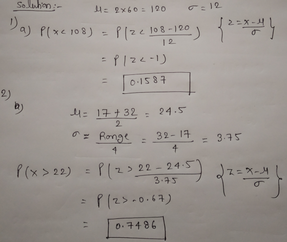 2- H 2×60 = 120 G=12 12=8-1| -120 な g f(xc108) - | | 22 108-120 ) 12 =P122-1) - 10.1587 U17+32:24.5 ( 17=X-M as Range. 32-17