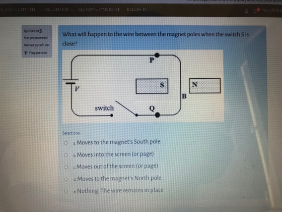 Para DIENCICE 50. RRES SOU PORTE -TENDANCE ENC.ISH EN QUESTION5 Not yet answered Marked out of 1.00 What will happen to the w