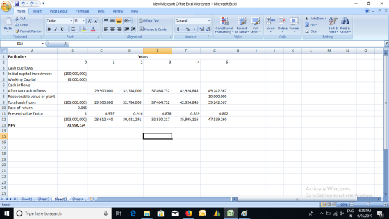 New Microsoft Office Excel Worksheet Microsoft Excel Formulas Data Home Insert Page Layout Review View Cut E AutoSum A A Wrap