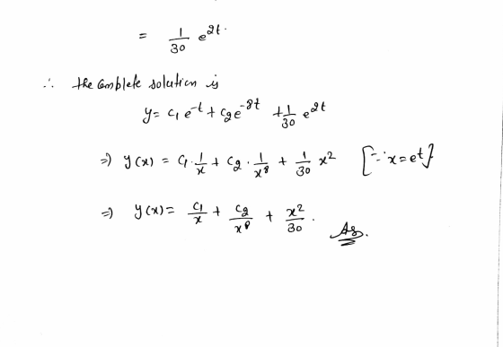 &. 30 . the complete solution is y= cettige et eat 키 gCU) by th76 T t 이. 22 1 [reet ㄳ X3 30 y 몫 응 조 + 구이 30