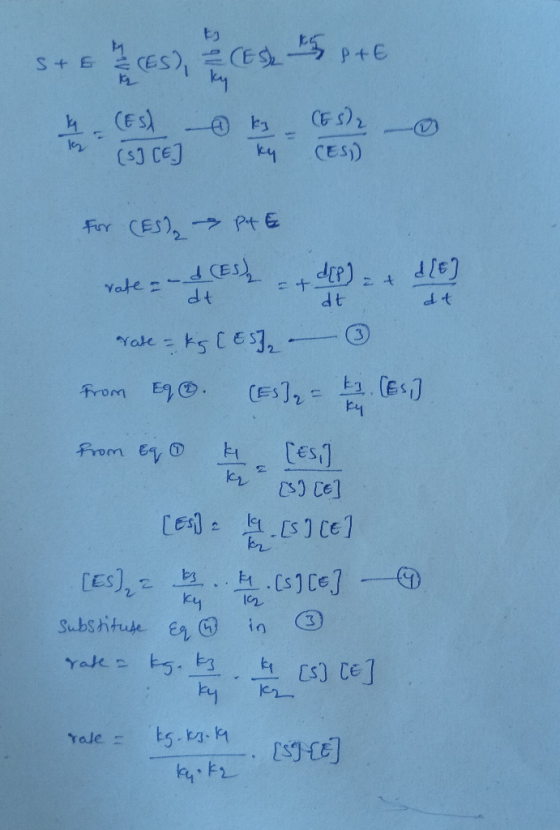 +E s + 6 S+6 h 12 (ES), CES, PE - (ES) ky - CES) - (5J CEJ Kyces - dt For (ES) PTE vater - + df) 4 d[e] rare = kg [ES] - from