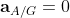 \mathbf{a}_{A/G}=0