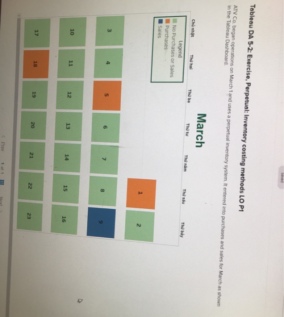 Saved Tableau DA 5 2 Exercise Perpetual Inventory Costing Methods LO 