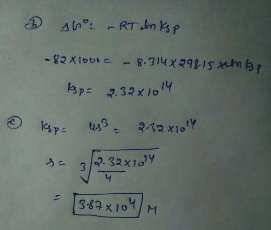 shor – RT Inkop - 82X1000 = - 8.314x298.15 tem tsp kyps 2.32x104 Iespe us3 232x10!Y © V 4 = [387x104m
