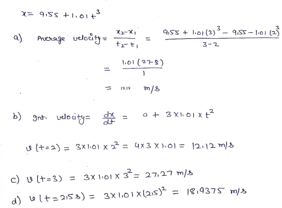 2 3 a) 2- t 3-2 1,01 (27- 8) 19.19 m 2.