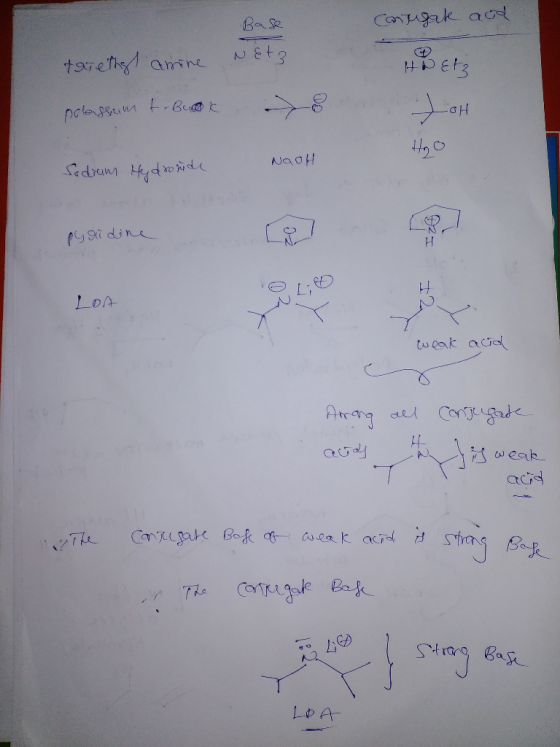 Base Contegak and tarethst amine Netz oclestum t. Bok & JOH Hoo NaOH Sodium Hydronde yoidine L;O H LOA weak acid Among all co