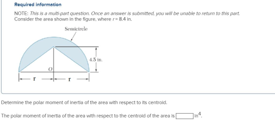 Required information NOTE: This is a multi-part question. Once an answer is submitted, you will be unable to return to this p
