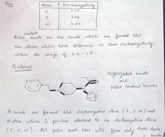 Alom JOZ 1 Electronegativity 2.55 3.44 3.04 covalent Polar bonds are the bonds which the atoms which have difference within t