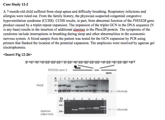 Case Study 12-2 A 7-month-old child suffered from sleep apnea and difficulty breathing. Respiratory infections and allergies