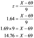 X -69
-69
1.644
1.69x9 = X-69
14.76 = X - 69
