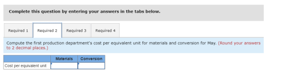 Complete this question by entering your answers in the tabs below. Required 2 Required 4 Required 1 Required 3 Compute the fi