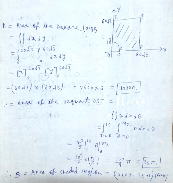 TY IR 602 13A A = Area of the Davare (opar) I dady GONS i Gong dady 60A IP >x Esco IS lo GON2 = [M] 6005 (476003 = 60wT) x 16