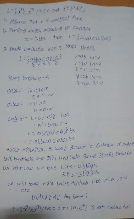 1. - ASkeme that Lis cantext fsee 2. PumPmg lengta ACCOncting to conditicn then L= fabtacatta3 abta 3 Dnde Langage inbo 5 res