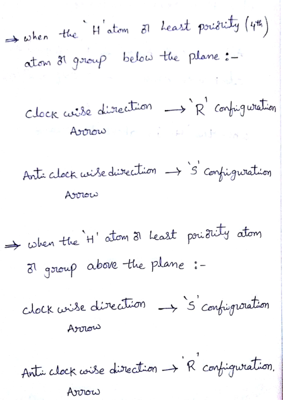 aten atp belots the plame : wat-om aity atom 3 gseup aboe the plamei Ait.dock urse direction → R Conrautatan. Í