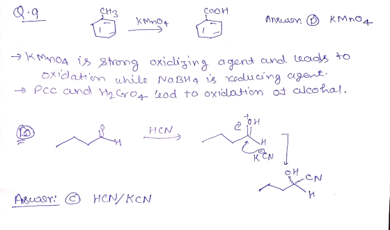 CHn Coor KMno4 oxicliging agent cund uoos o CO CC Cu HCN